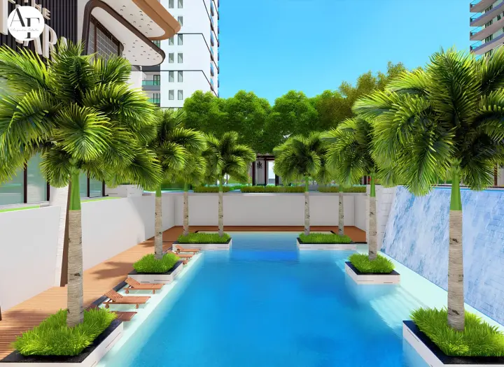 Swimming pool at The Tiara New Chandigarh premium residential project