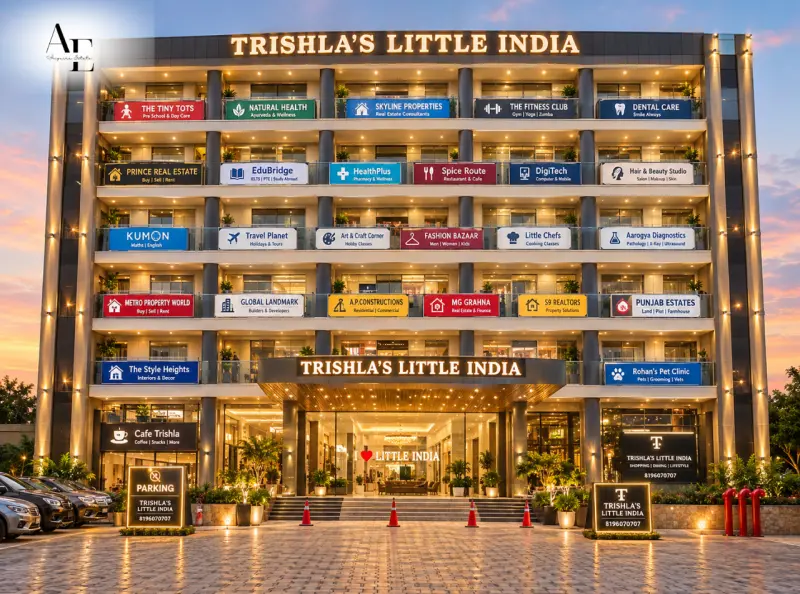 Trishla Little India – Peer Muchalla, Zirakpur, Commercial Shops