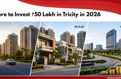 Where to Invest ₹50 Lakh in Tricity in 2026: Zirakpur vs Mohali vs New Chandigarh