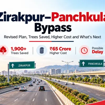 NHAI Proposes New Route for Zirakpur–Panchkula Bypass to Save 1,900 Trees